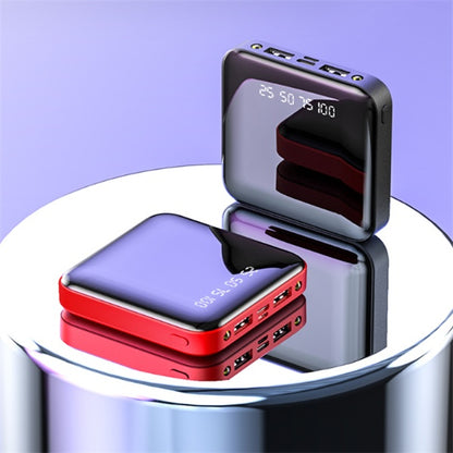 Mini batterie externe 20 000 mAh – Design miroir et affichage numérique
