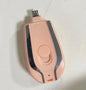 Mini porte-clés Power Bank – Chargeur rapide Type-C 1500 mAh