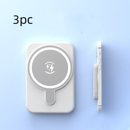 Mini batterie externe magnétique sans fil – Chargeur rapide 5000 mAh