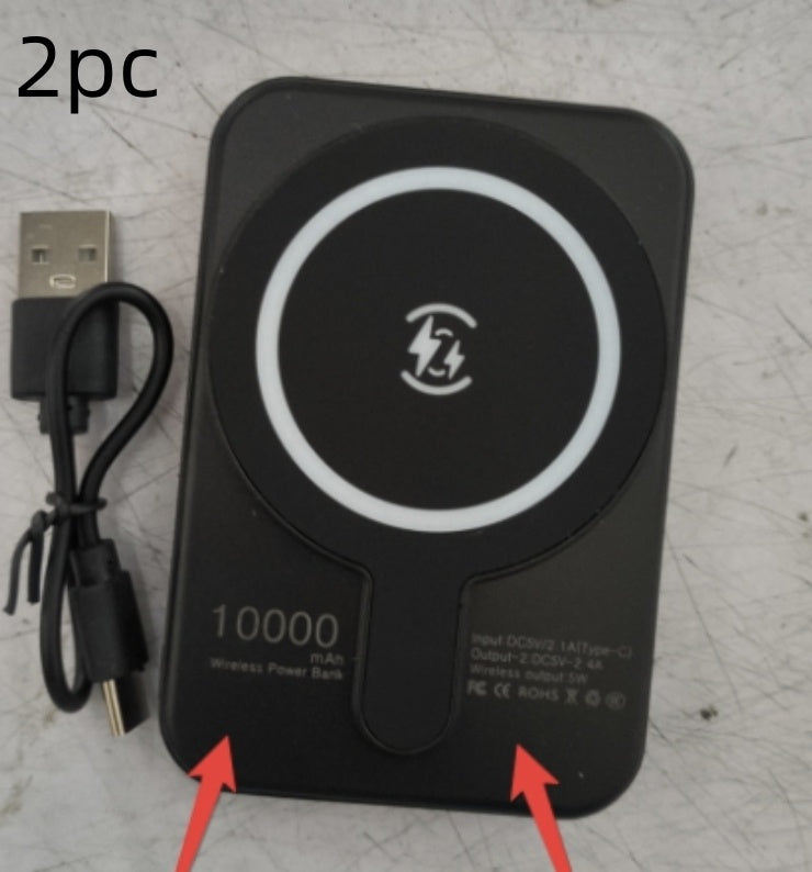 Mini batterie externe magnétique sans fil – Chargeur rapide 5000 mAh