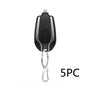 Mini porte-clés Power Bank – Chargeur rapide Type-C 1500 mAh